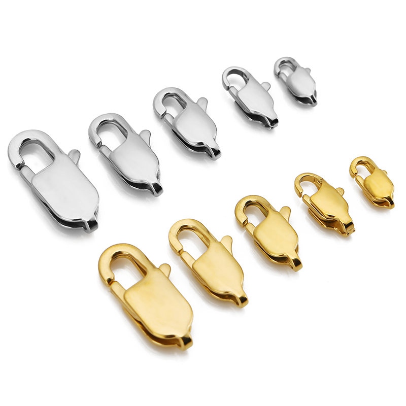 Lobster Clasp Silver - 10 Buah Konektor Kait Gesper Lobster