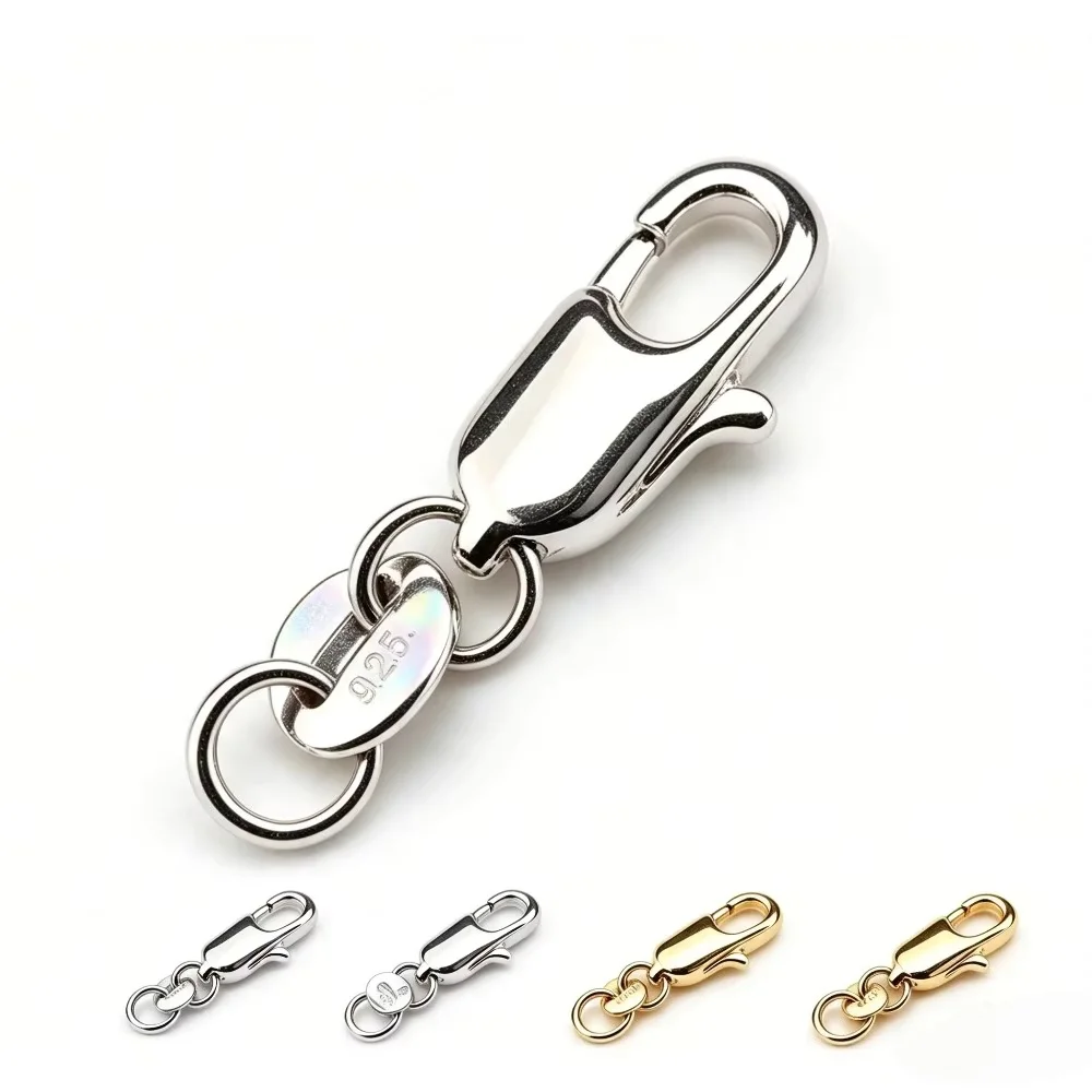 Lobster Clasp Silver - 20 buah gelang rantai dengan pengait