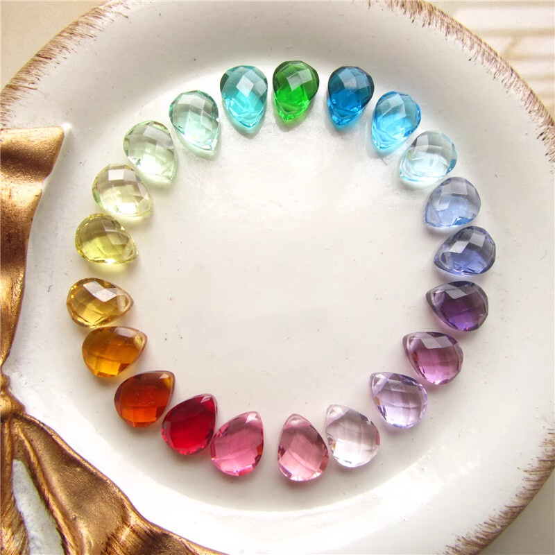 Jewelry Making London - 5 Buah London Blue Colorfu Kuarsa