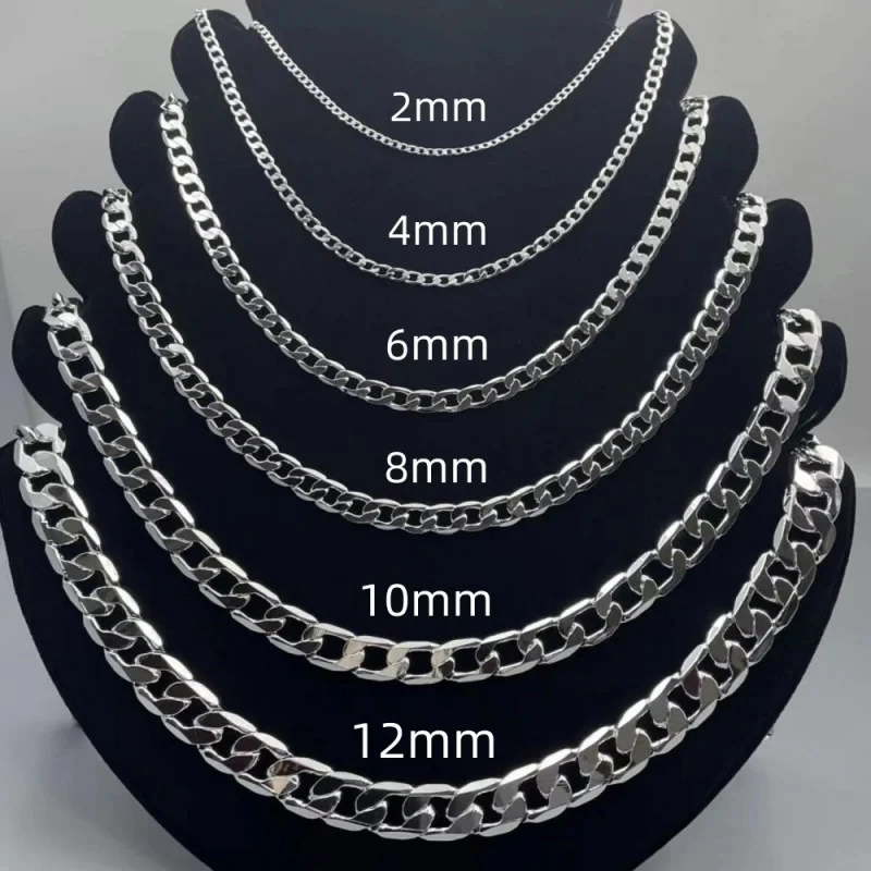 Lobster Clasp Silver - Kalung perak Sterling 925 pria wanita,