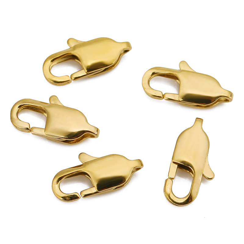 10 Buah Konektor Kait Gesper L - Lobster Clasp Silver ulasan dan harga
