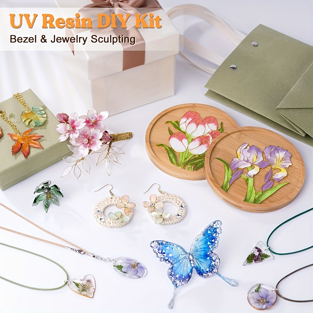 40/100/200G Lem Resin Celup UV - Jewelry Making At Home ulasan dan harga